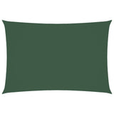 Vidaxl Sunshade rectangulaire 3x5 m Oxford tissu vert foncé