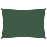 Vidaxl Sunshade rectangulaire 3x5 m Oxford tissu vert foncé
