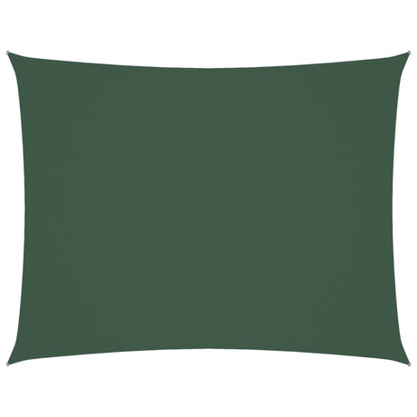 Vidaxl Sunshade rectangulaire 3,5x4,5 m Tissu oxford vert foncé