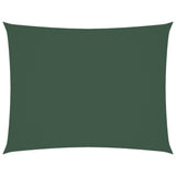 Vidaxl Sunshade rectangulaire 3,5x4,5 m Tissu oxford vert foncé