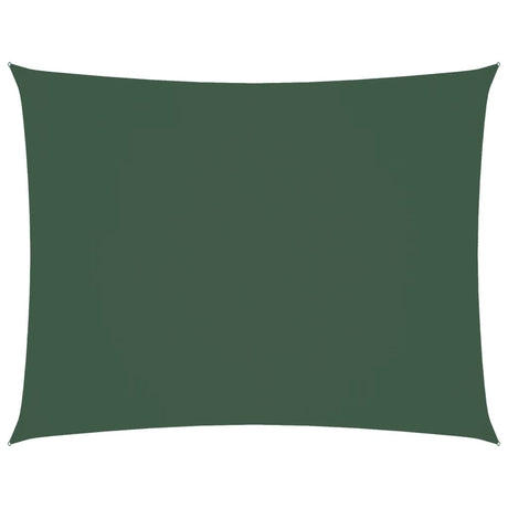 Vidaxl Sunshade rectangulaire 3,5x5 m Oxford tissu vert foncé