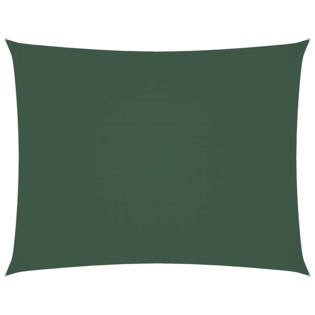 Vidaxl Sunshade prostokątny 4x5 M Oxford Fabric Dark Green