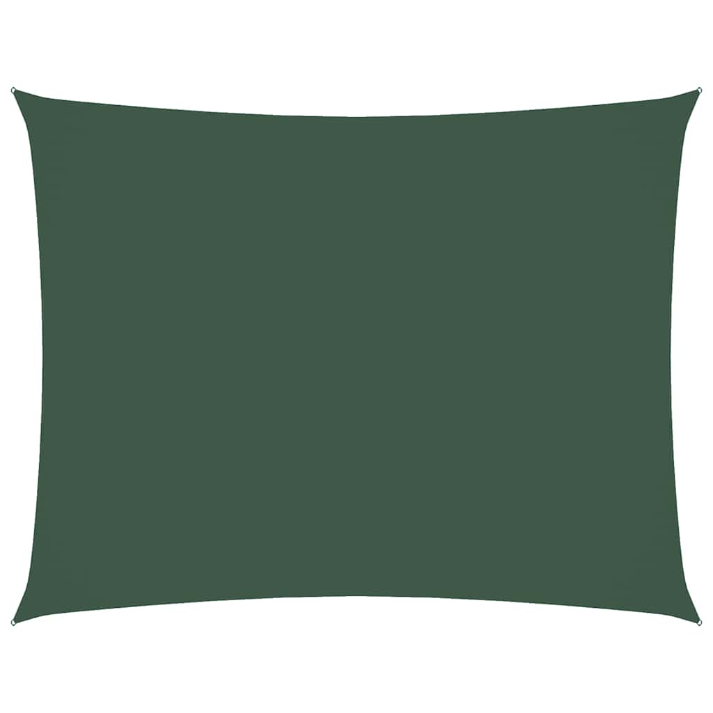 Vidaxl Sunshade rectangulaire 4x5 m Oxford tissu vert foncé
