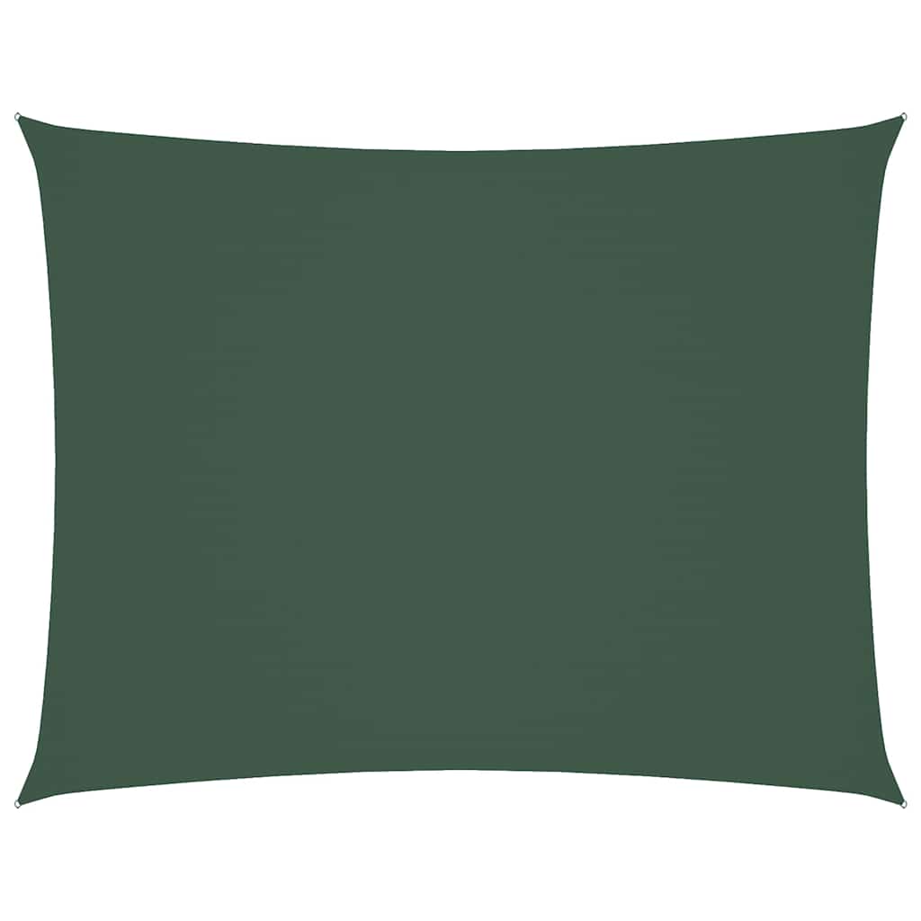 Vidaxl Sunshade rectangulaire 5x6 m Oxford tissu vert foncé