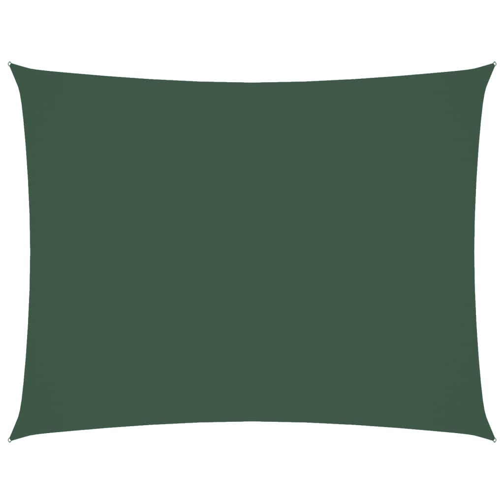 Vidaxl Shadow cloth rectangular 5x7 m oxford fabric dark green