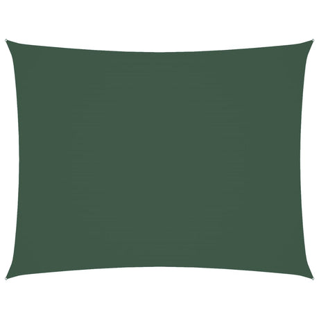 Vidaxl Shadow Tissu rectangulaire 5x7 m Oxford tissu vert foncé
