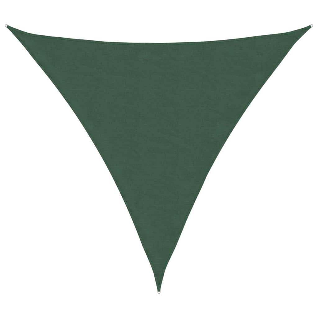 Vidaxx auvent triangulaire 4x4x4 m tissu oxford vert foncé
