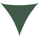 Vidaxx auvent triangulaire 4x4x4 m tissu oxford vert foncé