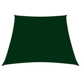 Vidaxl Zonnezeil Trapezium 2 4x3 M Oxford Tissu vert foncé