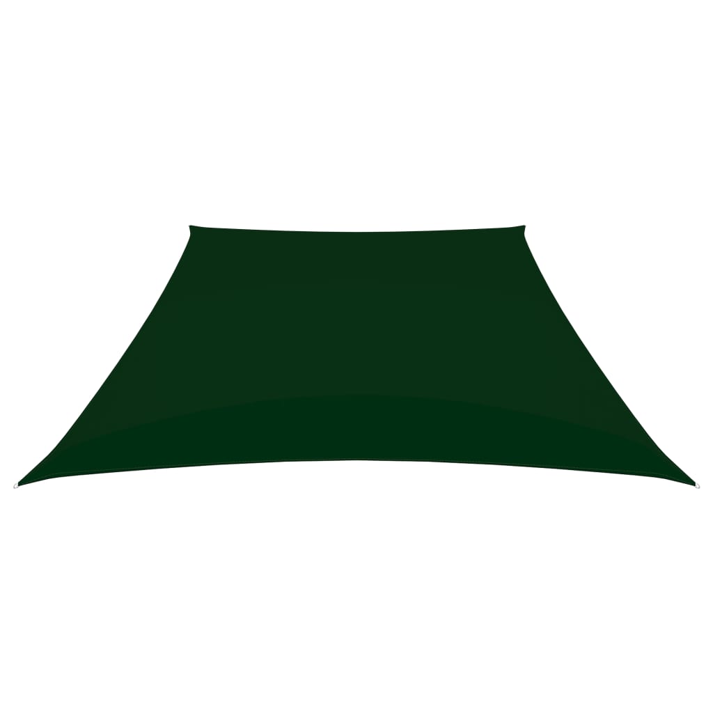 Vidaxl Zonnezeil Trapezium 2 4x3 M Oxford Tissu vert foncé