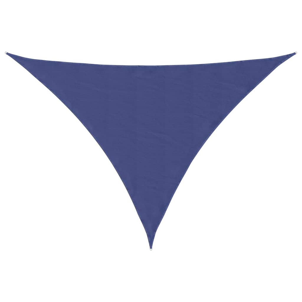 Vidaxl zonnescherm driehoekig 5x7x7 m oxford stof blauw