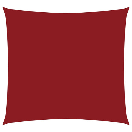 Vidaxl zonnescherm vierkant 2,5x2,5 m oxford stof rood