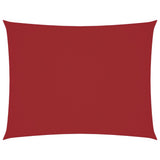 Vidaxl zonnescherm rechthoekig 6x7 m oxford stof rood