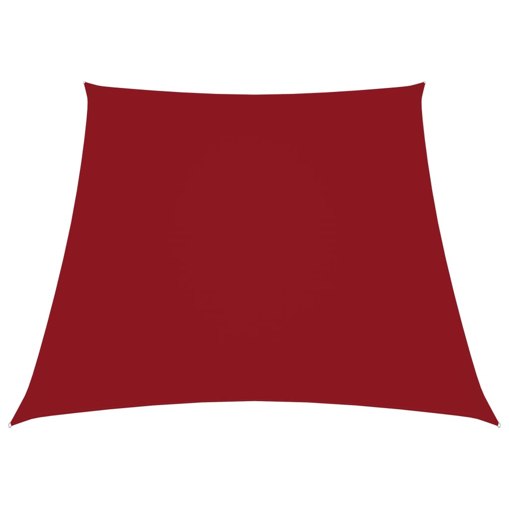 Vidaxl Zonnezeil Trapezium 2 4x3 M Oxford tissu rouge