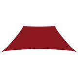 Vidaxl Zonnezeil Trapezium 2 4x3 M Oxford tissu rouge