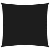 Vidaxl Sunshade Square 2x2 M Oxford Tissu noir