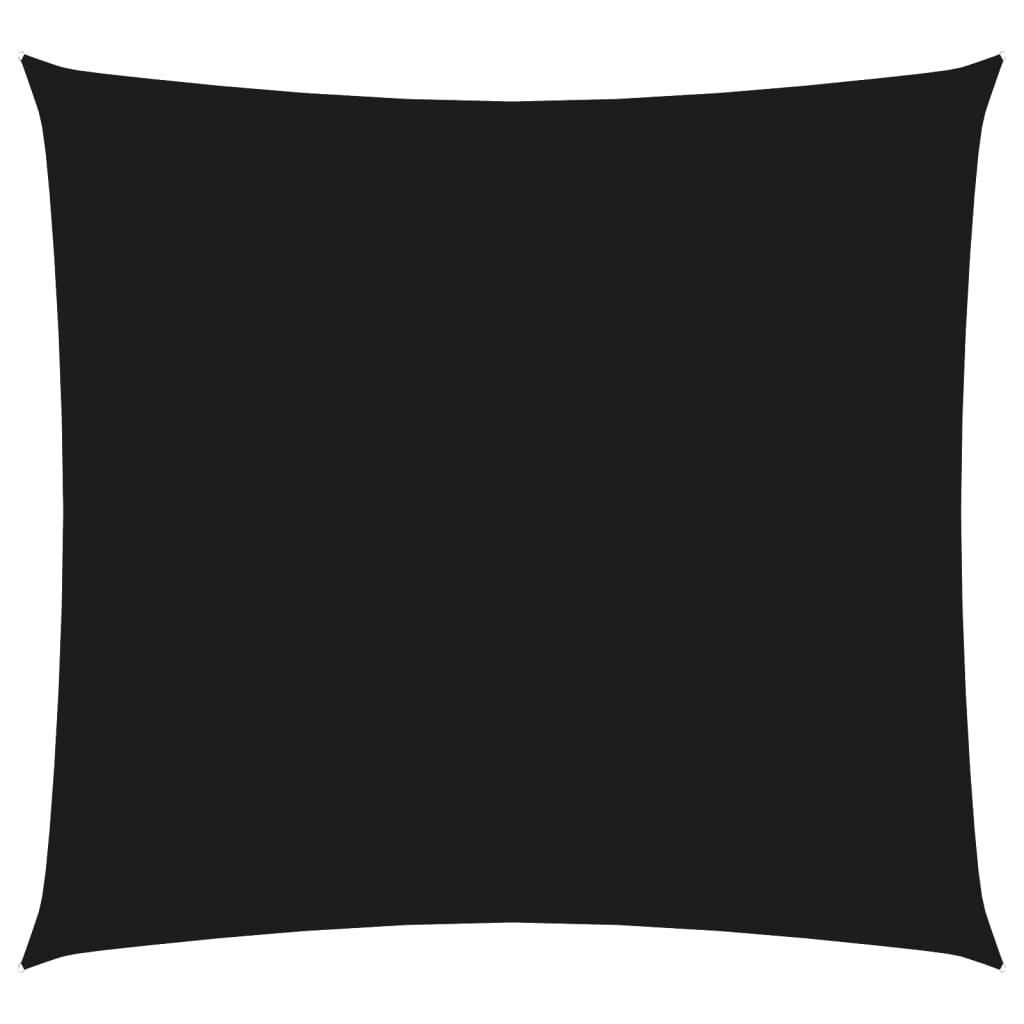 Vidaxl Sunshade Square 3,6x3,6 m Oxford tissu noir