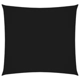 Vidaxl Sunshade Square 6x6 m Oxford Tissu noir