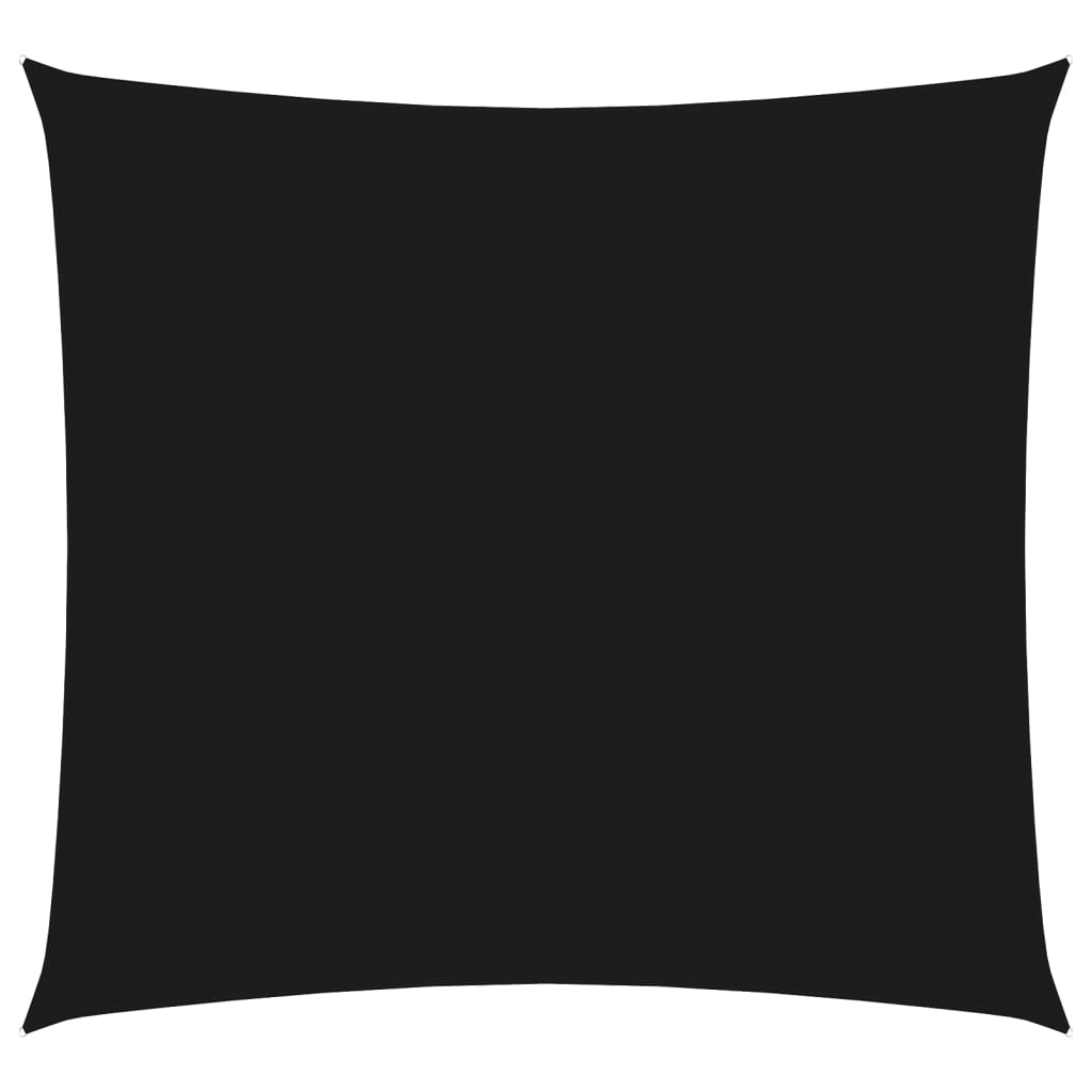 Vidaxl Sunshade Square 6x6 m Oxford Tissu noir