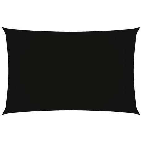 Vidaxl Sunshade rectangular 2x5 m oxford tissu noir