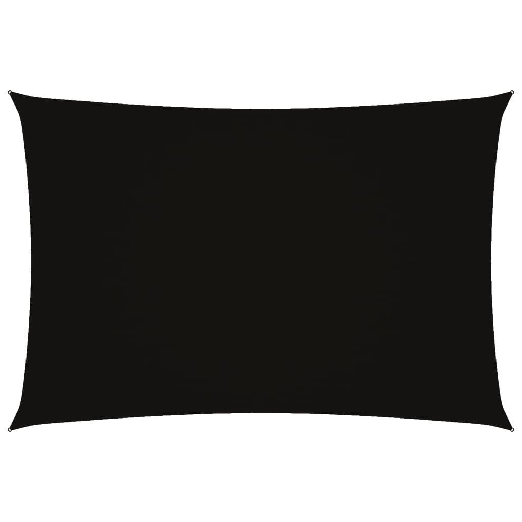 Vidaxl Sunshade rectangulaire 2,5x4,5 m Oxford tissu noir