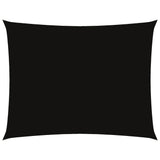 Vidaxl Sunshade rectangulaire 3x4 m Oxford tissu noir
