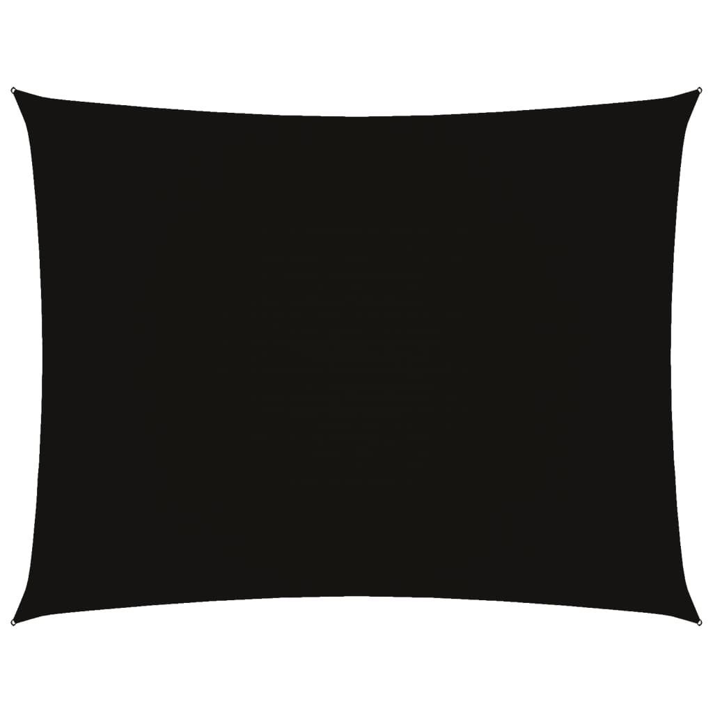 Vidaxl Sunshade rectangulaire 3x4,5 m Oxford tissu noir