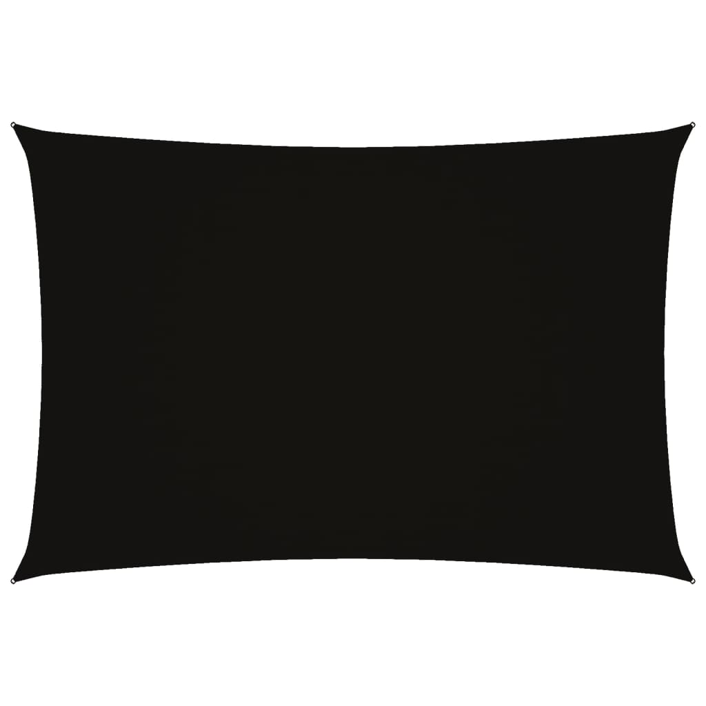 Vidaxl Sunshade rectangulaire 3x5 m Oxford tissu noir