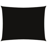 Vidaxl Sunshade rectangulaire 4x5 m Oxford tissu noir