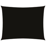 Vidaxl Sunshade rectangulaire 4x6 m Oxford tissu noir