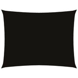 Vidaxl Sunshade rectangulaire 4x6 m Oxford tissu noir