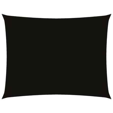 Vidaxl Sunshade rectangulaire 4x6 m Oxford tissu noir