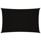 Vidaxl Sunshade rectangulaire 4x7 m Oxford tissu noir