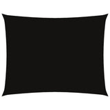 Vidaxl Sunshade rectangulaire 6x7 m Oxford tissu noir