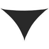 Vidaxl Sunshade triangulaire 3x4x4 m Oxford tissu noir