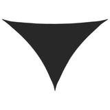 Vidaxl Sunshade triangulaire 4x5x6,4 m Oxford tissu noir