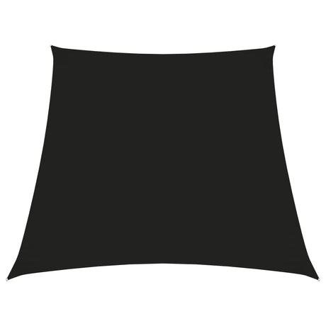 Vidaxl Zonnezeil Trapezium 2 4x3 M Oxford Tissu noir