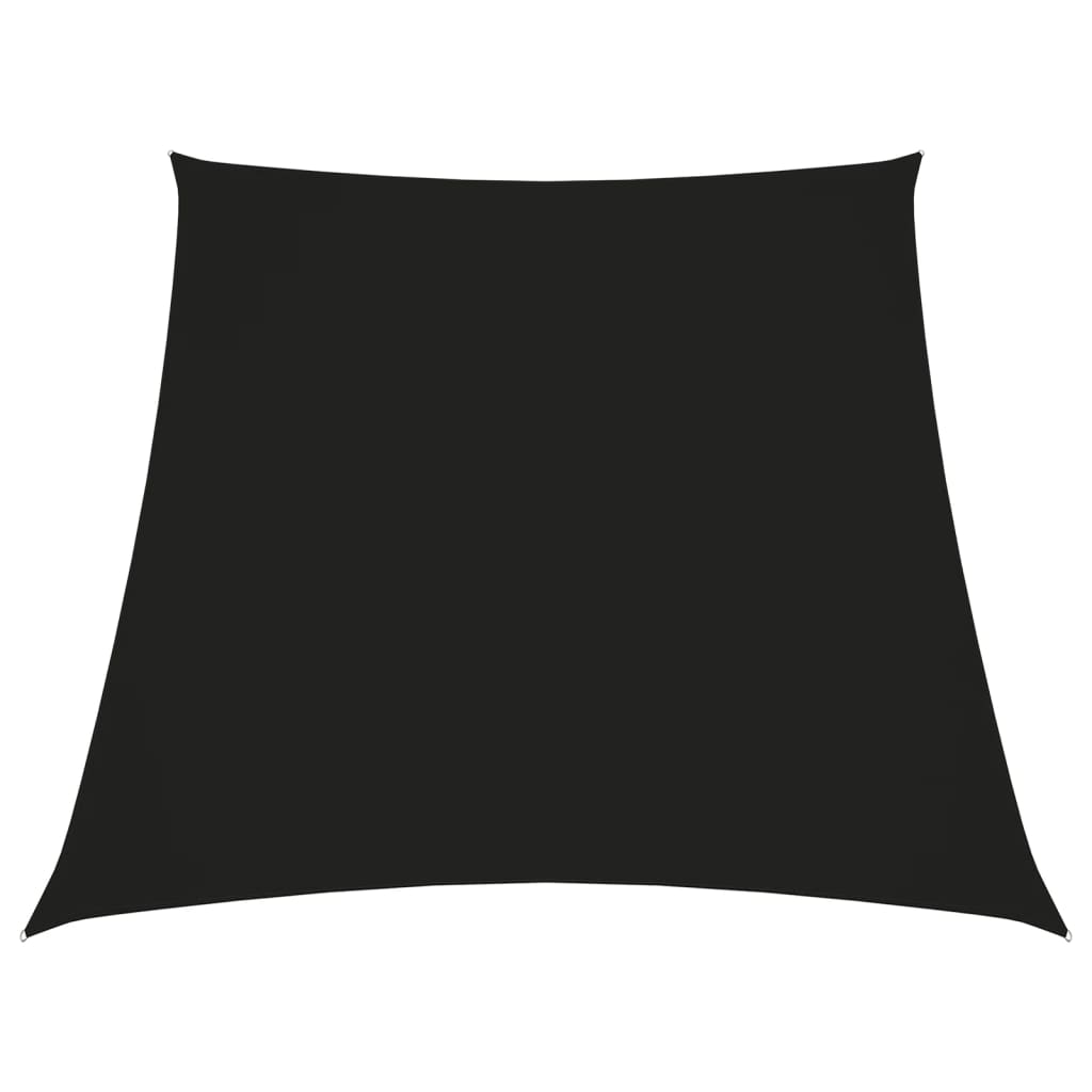 Vidaxl Zonnezeil Trapezium 3 5x4 M Oxford tissu noir