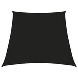 Vidaxl Zonnezeil Trapezium 3 5x4 M Oxford tissu noir
