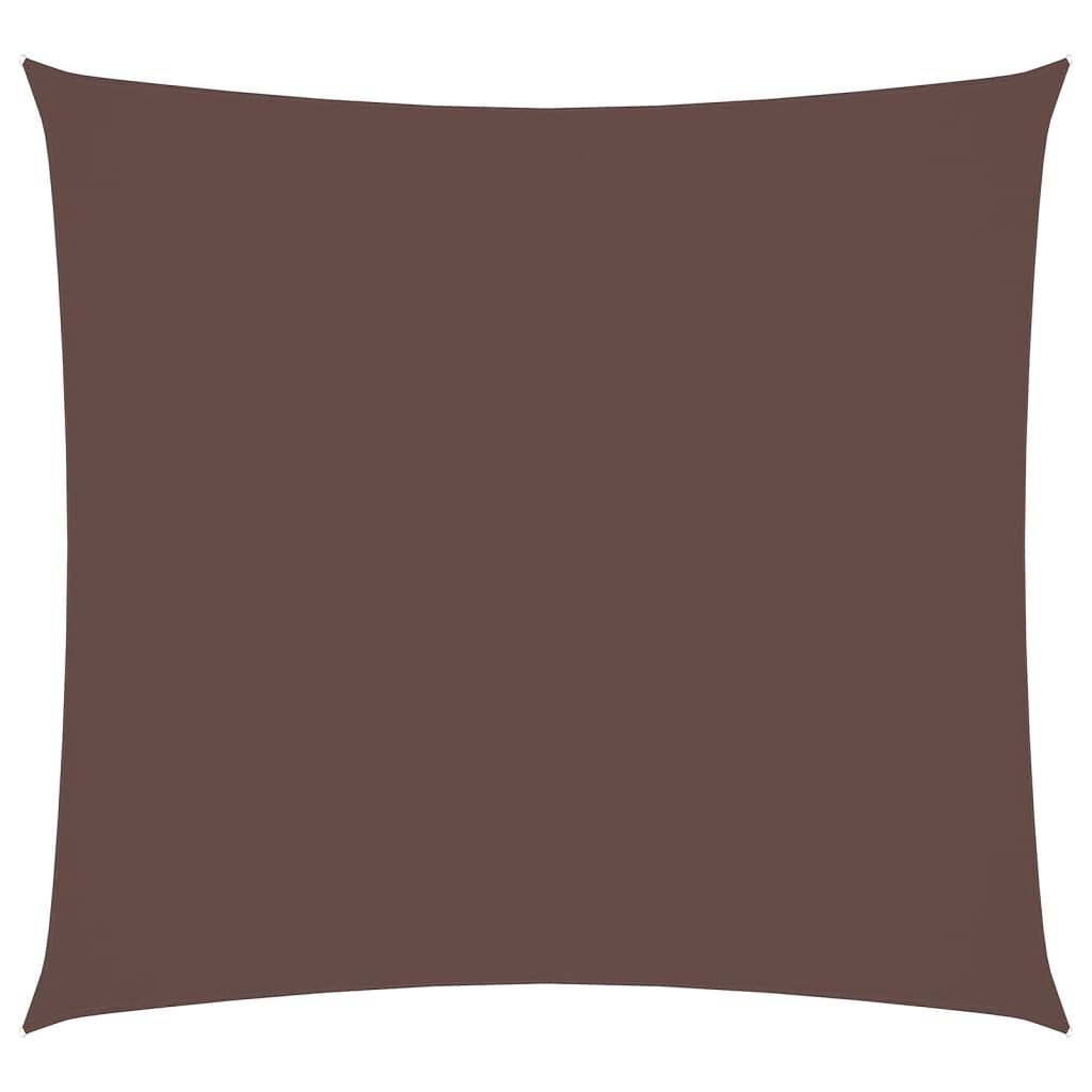 Vidaxl Sunshade Square 2,5x2,5 m Oxford Fabric Brown