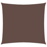 Vidaxl Sunshade Square 2,5x2,5 m Oxford Fabric Brown