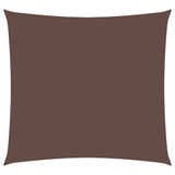 Vidaxl Sunshade Square 5x5 M Oxford Tissu Brown