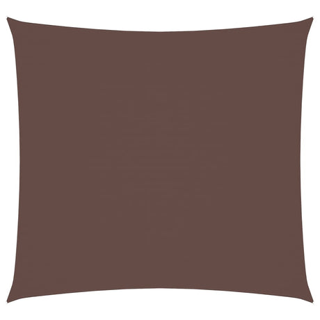 Vidaxl Sunshade Square 5x5 M Oxford Tissu Brown