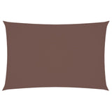 Vidaxl Sunshade prostokątny 2x4 M Oxford Tabiln Brown