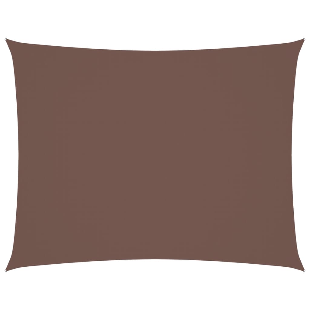 Vidaxl Sunshade Rectangular 2.5x4 M Oxford Fabric Brown