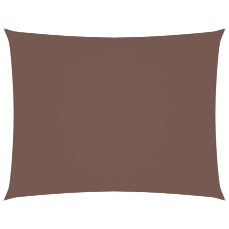 Vidaxl Sunshade Rectangular 3x4,5 M Oxford Tissu Brown