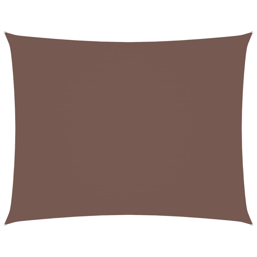 Vidaxl Sunshade Rectangular 3x4.5 m Oxford Fabric Brown