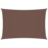 Vidaxl Sunshade rectangulaire 3x5 m Oxford tissu brun