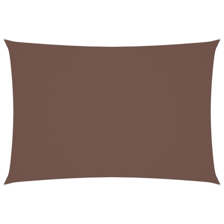 Vidaxl Sunshade rectangulaire 3x5 m Oxford tissu brun