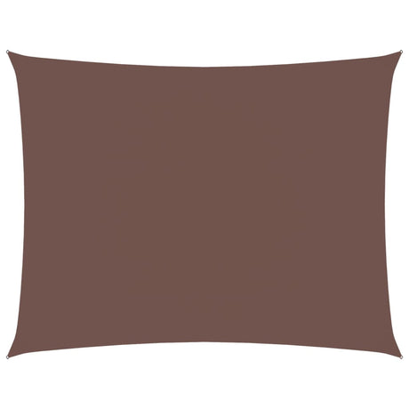 Vidaxl Sunshade rectangulaire 3,5x4,5 m Oxford tissu marron